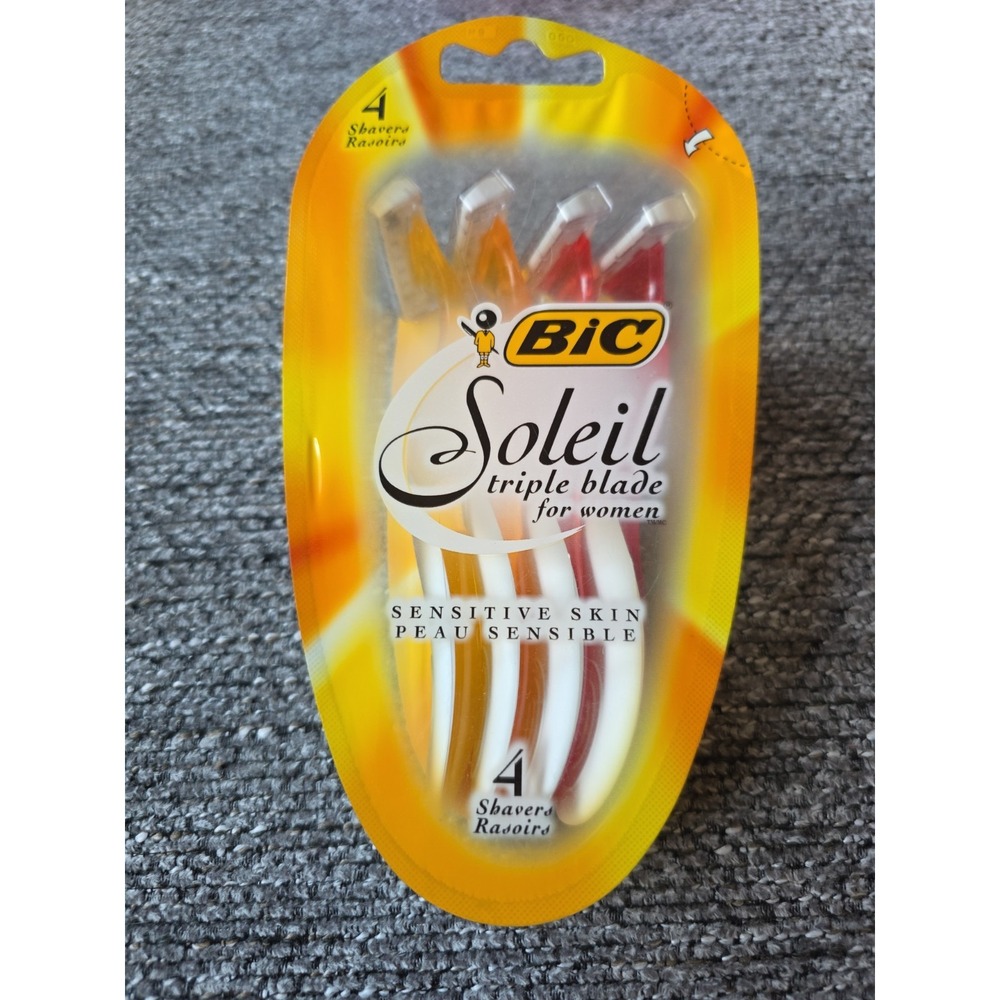 Bic Soleil Triple Blade Razors For Women Sensitive Skin 4 Shavers